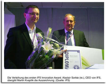 Die Verleihung des ersten IFS Innovation Award