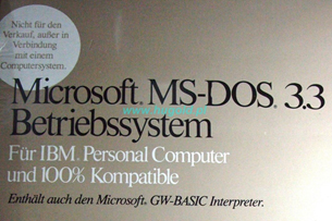 MS DOS 3.3